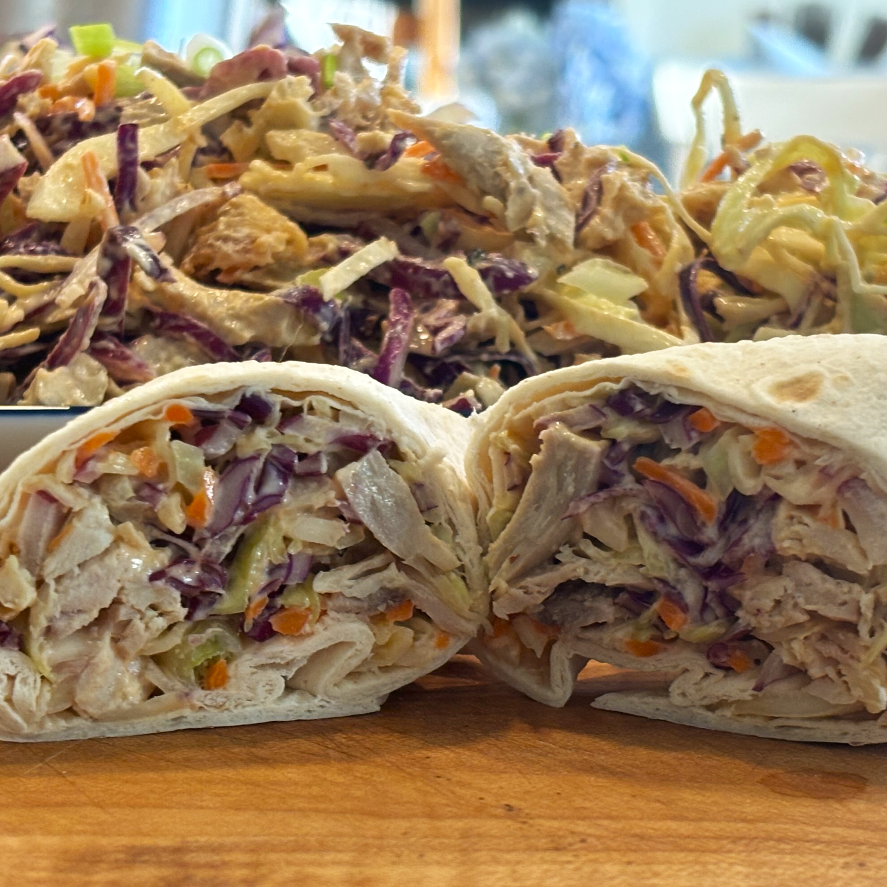 Buffalo-Style Chicken Slaw