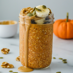Easy Pumpkin Overnight Oats