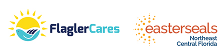 Flagler Cares and Easterseals logo