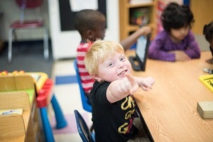 Picture of Boy in class