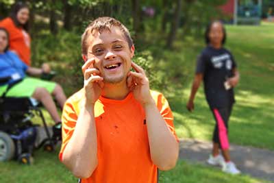 Boy at Camp