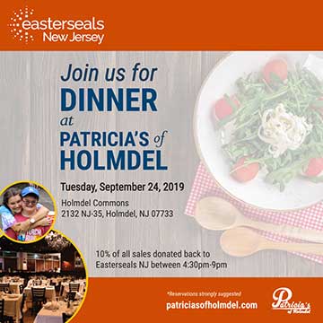 Dinner at Patricia's of Holmdel 2019 Fundraiser