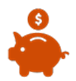 Piggy bank graphic