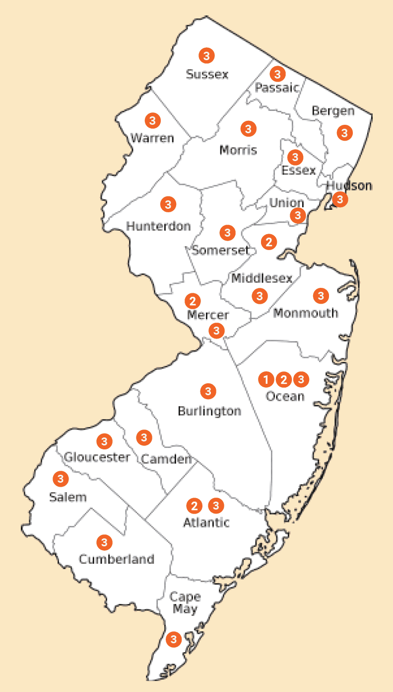 Intellectual and Developmental Disabilities Map
