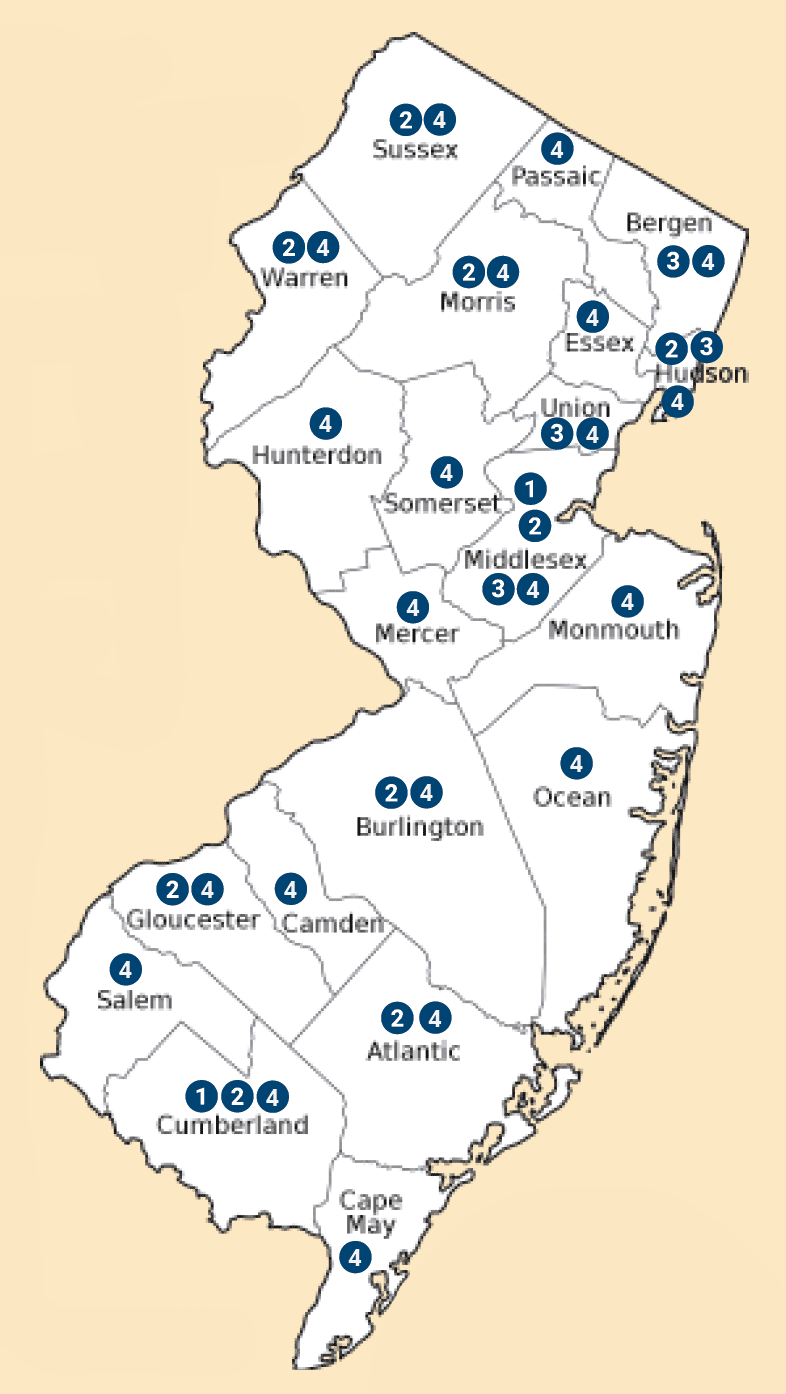 Employment Services Map
