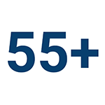 Fifty Five Plus Icon