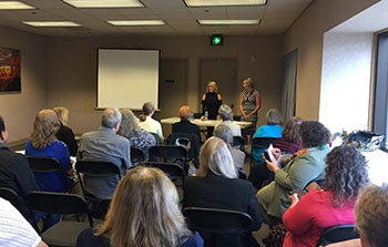 Easterseals clients in a training