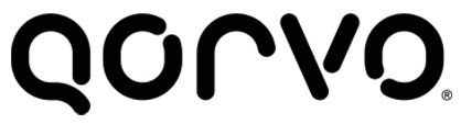 Logo for brand QORVO - Black text reads "QORVO"