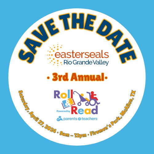 3rd Annual Roll & Read Flyer Save the Date April 27