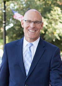 Man smiling