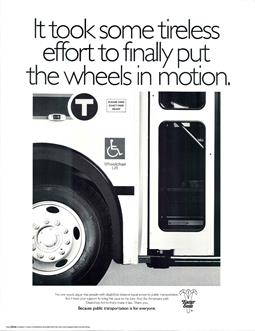 ADA 1990 poster bus lift