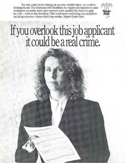 ADA 1990 poster on crime