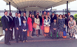 Easterseals friends in front of the West Wing at the Advocacy Summit