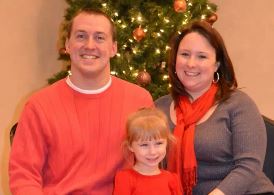 Chad Cunningham, Fiance Kindra and Stepdaughter Lyvia