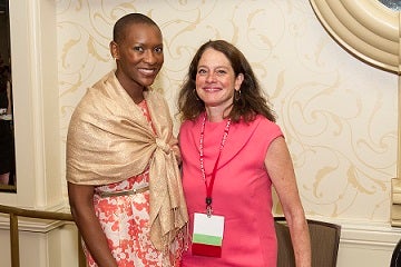 Claudia Gordon and Katy Neas at 2014 Advocacy Summit