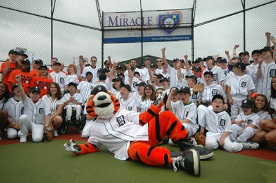 the miracle league in a group photo