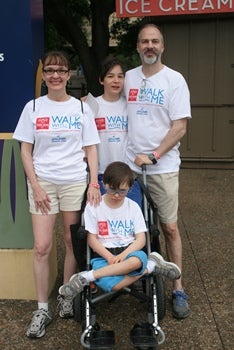 Reat family at Walk with Me event