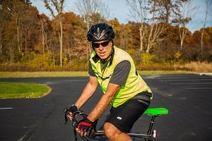 Scott Rider on a bike