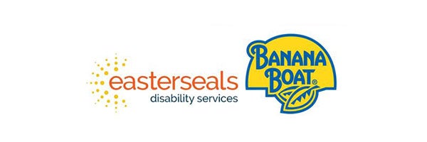 Banana Boat and Easterseals locked logos 