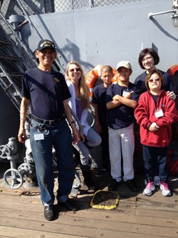 Adult Day Service USS Iowa volunteers.