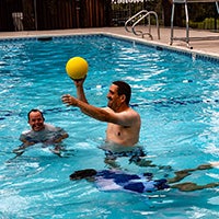 Campers Playing Water polo