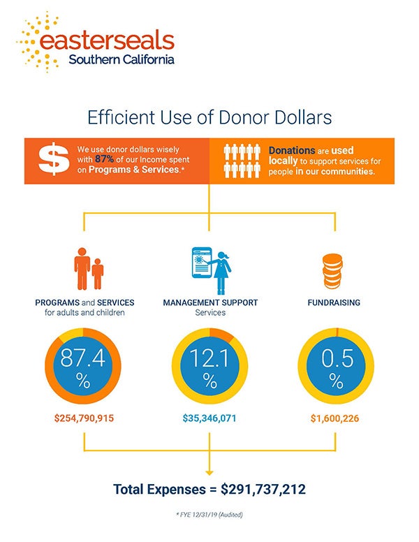 Donor Dollar Infographic 2019