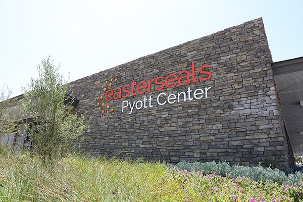 Photo of Pyott Center building sign