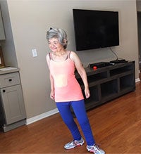 Photo of Pasadena House resident Deborah in Living Room