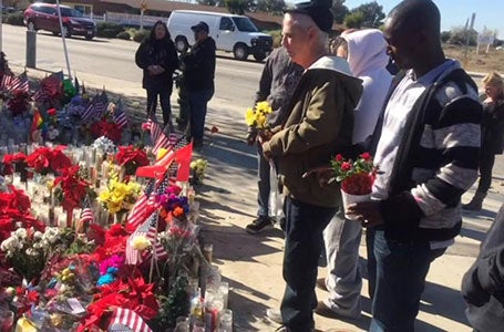Riverside ADS Tribute to San Bernardino Shooting Victims