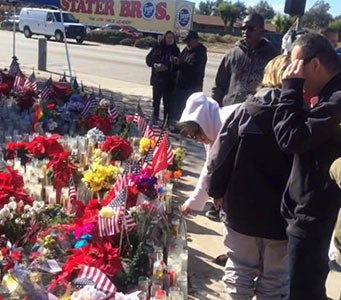 Riverside ADS Tribute to San Bernardino Shooting Victims