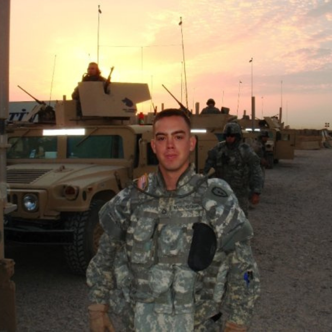 BHVSP Participant Jonathon During Iraq Deployment