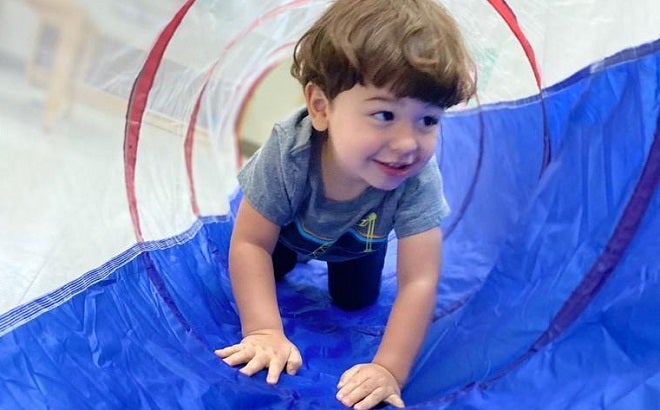 boy climbing