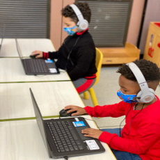 Children use Chromebook in Classrooms