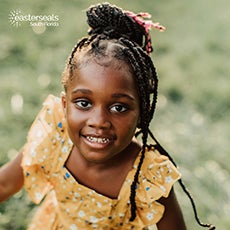 Young girl in yellow dress