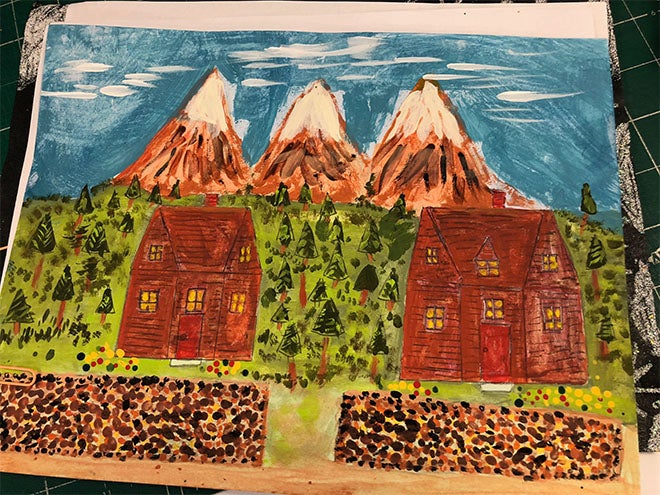 Mountains Calendar Art