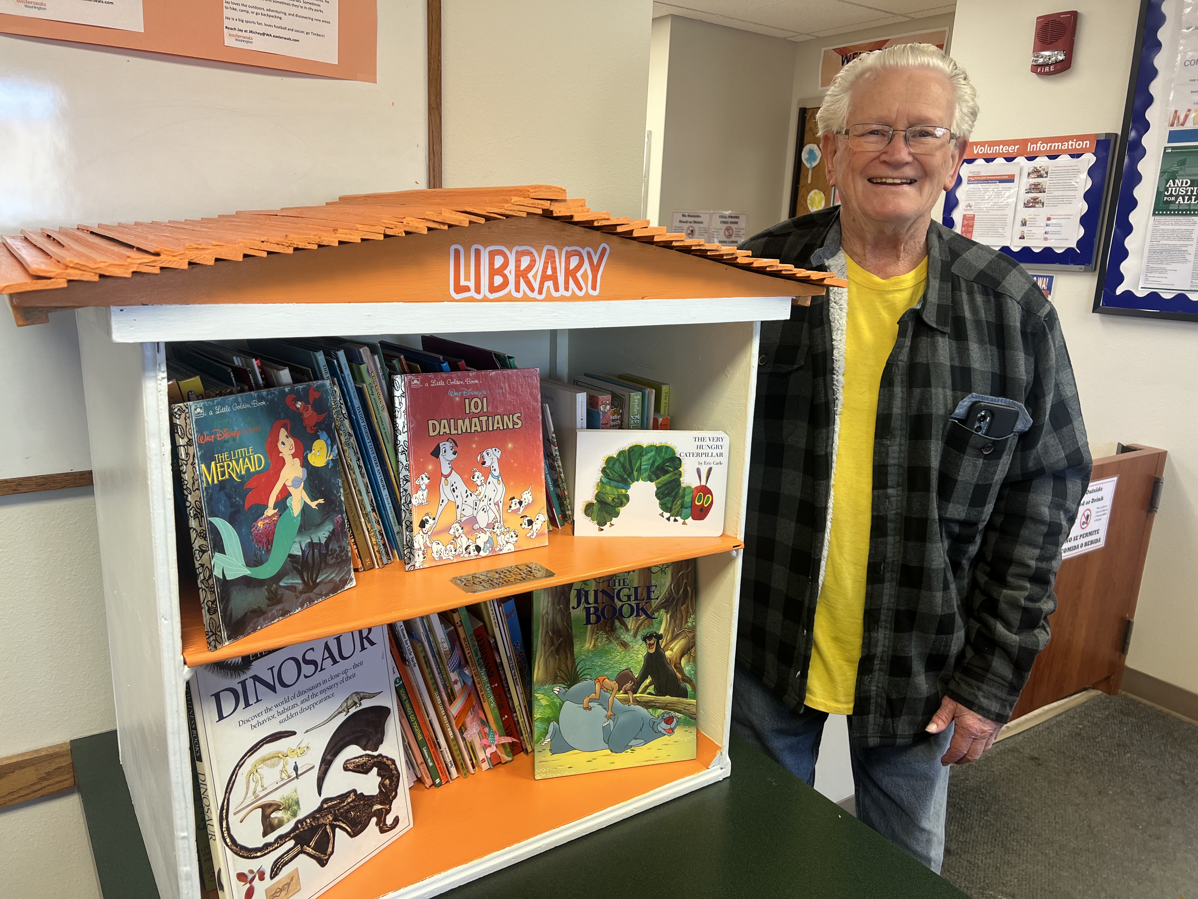 Ray with his library