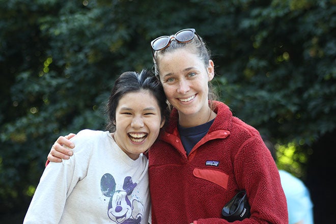 Volunteer Shannon Weaver at Camp Stand By Me