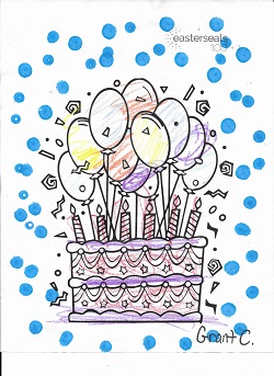 Coloring Contest, 102nd Birthhday, Grant, 2021