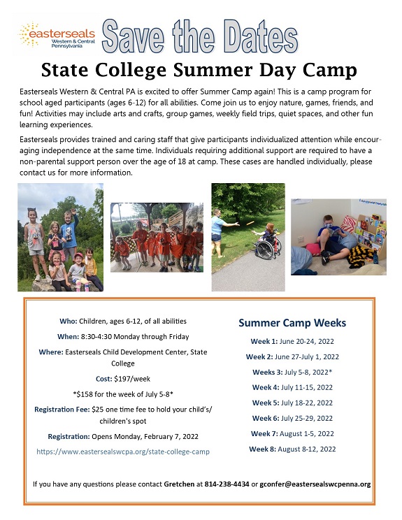 2022 CDC Summer Camp Flyer